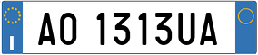 Truck License Plate